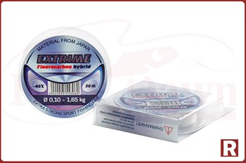 Зимняя леска Extrime Fluorocarbon Hybrid 30м, 0.08мм, 0.98кг - фото 10217