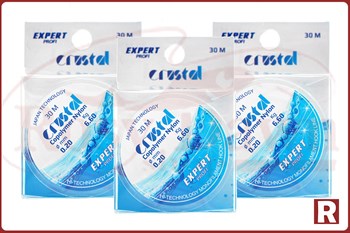 Зимняя леска Expert Profi Crystal 30м, 0.08, 1.20кг - фото 10396