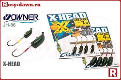 Cultiva X-Head JH-86, 4шт, 3гр - фото 12768