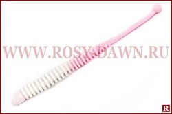 Слаг Soorex Snake 80мм, 12шт, 112(белый/розовый, сыр) - фото 15698