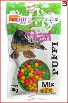 Grizzly Baits Puffi 30гр, микс - фото 16433