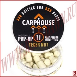 CarpHouse Wafters Flat Feeder, 8*11мм, tiger nut(тигровый орех) - фото 16882