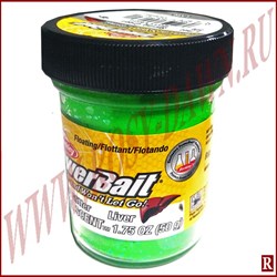 Паста Berkley Glitter Liver Spring Green(печень, весенняя зелень с блестками)