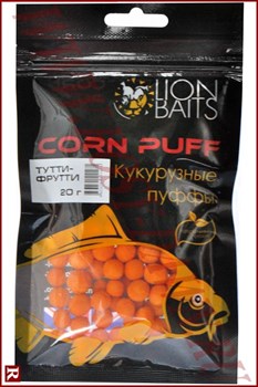 Кукурузные пуффы Lion Baits 20гр, тутти-фрутти - фото 19632