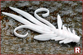 Нимфа Redbass 80мм, 5шт, white - фото 6785