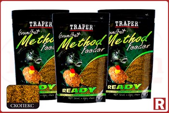 Прикормка Traper Method Feeder Ready "Crazy Scopex"