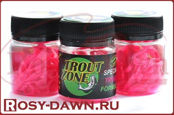 Нимфы Trout Zone Nymph 40мм, 12шт, сыр/pink