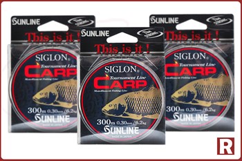 Леска Sunline Siglon Carp Tournament Line 300м, 0.30мм, 6.2кг - фото 8764