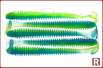 Виброхвост Kinetic Super Minnow 4", 5шт, 008NEW - фото 9548