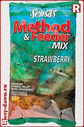 Sensas Method&Feeder Mix Strawberry 1кг