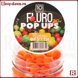 Ultrabaits Fluro Pop Ups Boilies 10мм, 30гр, тутти-фрутти