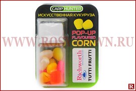 Силиконовая кукуруза в дипе Carp Hunter Pop-Up Corn(Tutti Frutti)