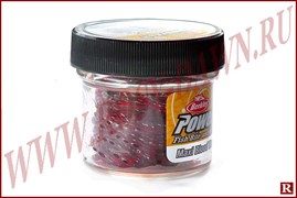 Силиконовый мотыль Berkley Powerbait Maxi Blood Worm