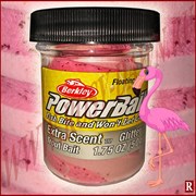 Форелевая паста Berkley PowerBait Extra Scent Glitter &quot;Funky Flamingo&quot;