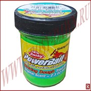 Berkley PowerBait Sinking Glitter Spring Lime(тонущая, ярко-зеленая с блестками)