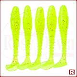 Lucky John Tioga Fat 3.9", 5шт, 071 (Lime Chartreuse)