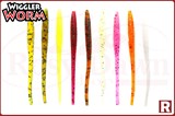 Lucky John Wriggler Worm 2.3&quot;, 9шт, mix1