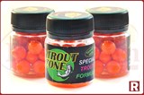 Trout Zone Edible Ball 12мм, 20шт, сыр/orange