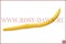 Cool Place Trout Lures Wake Worm, 8см, 10шт, желтый/сыр - фото 17518